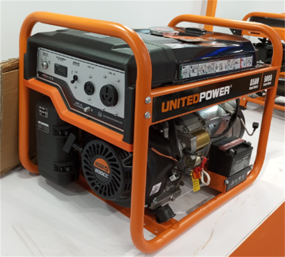 Jeneratör ve AksesuarlarıUnited Power Jenerator 10KW Benzinli Oto Marşlı Monofaz-Tekerlekli (Akü Ekstra)