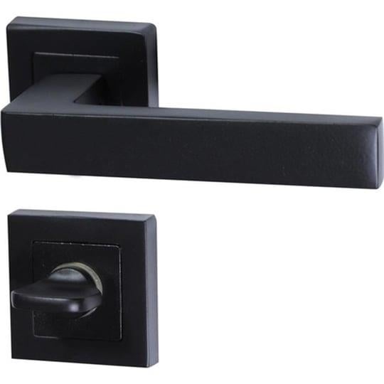 Kapı KollarıKapı Kolu Kadirli Kare Rozetli Mat Siyah