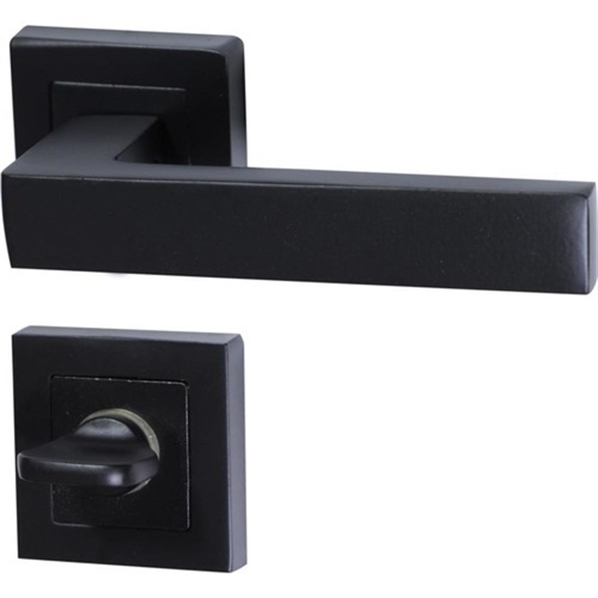 Kapı KollarıNobel Kapı Kolu Mat Siyah Rozetli Viktorya