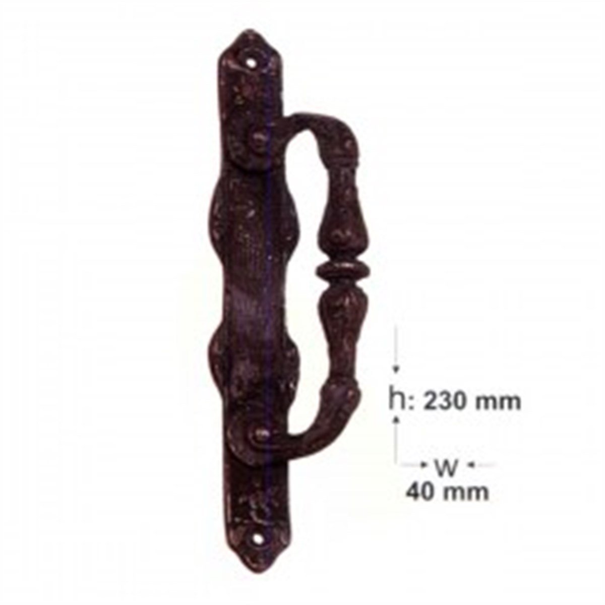 Kapı ve AksesuarYılmaz Bronz Çekme Kol Oksit 23.5CM