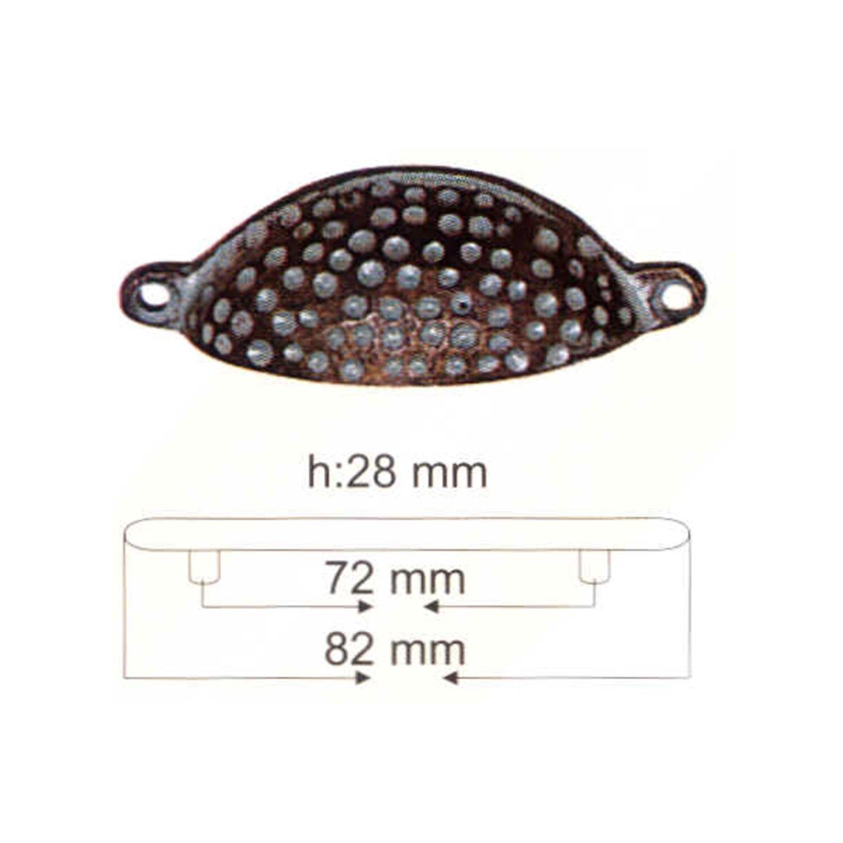 Kapı ve AksesuarYılmaz Bronz Kulp Oksit 10 CM