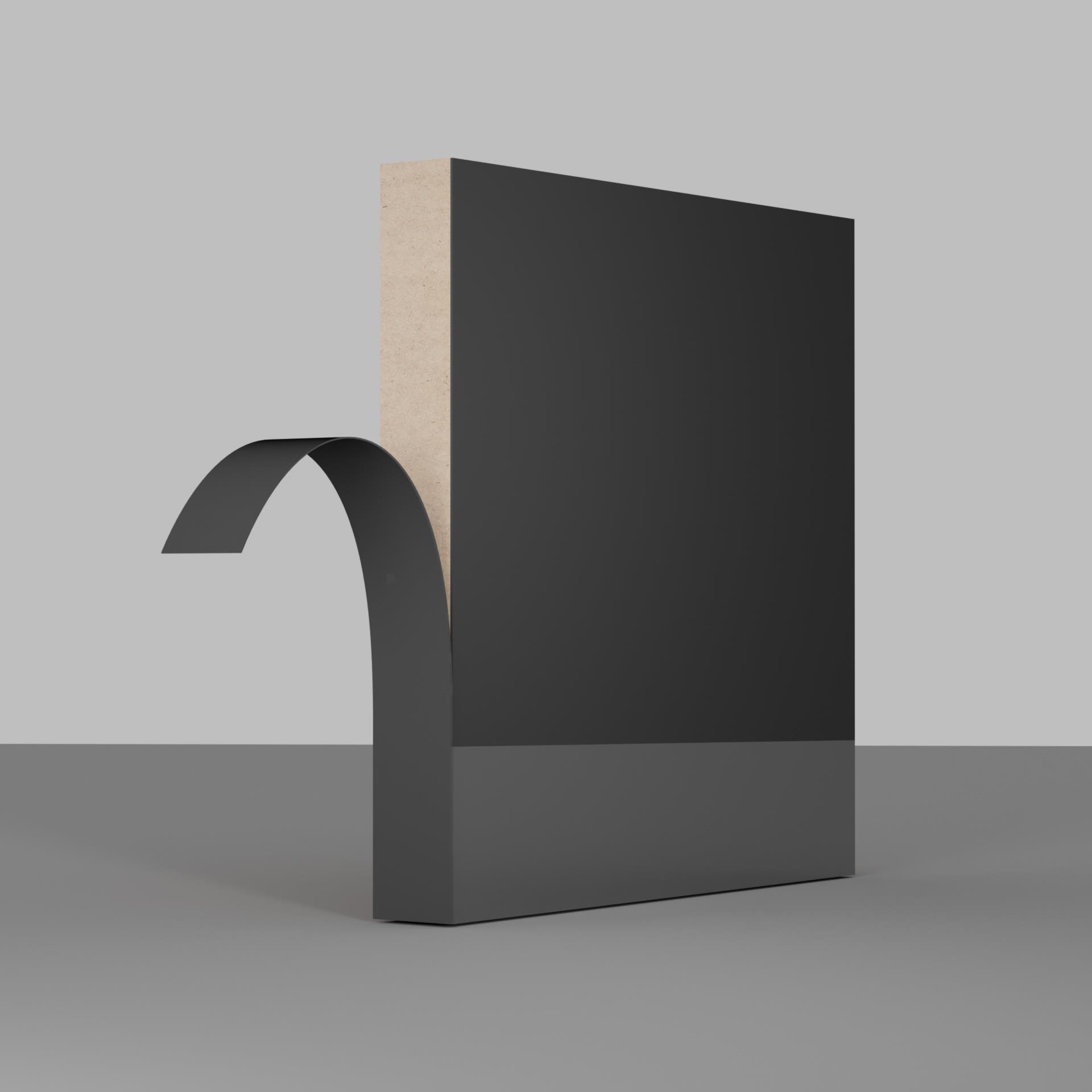 Kenar BantlarıPVC Kenar Bandı Highgloss 0.80X22MM Bazalt Gri (1MT fiyatı)