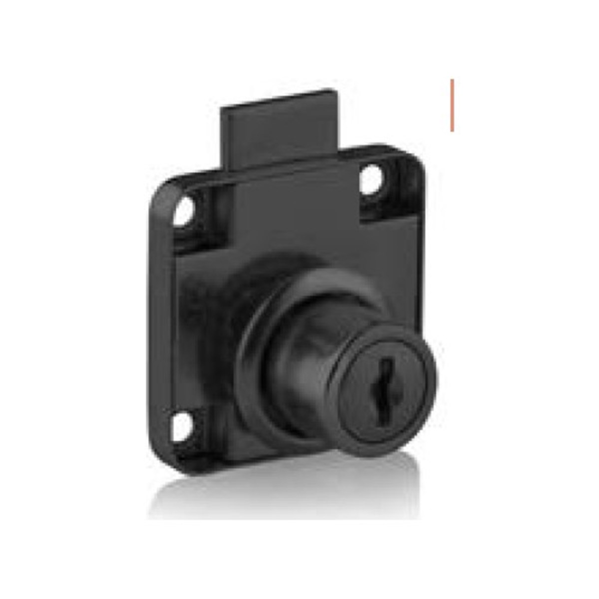 KilitlerCanex Çekmece Kilidi Kare 22MM Siyah