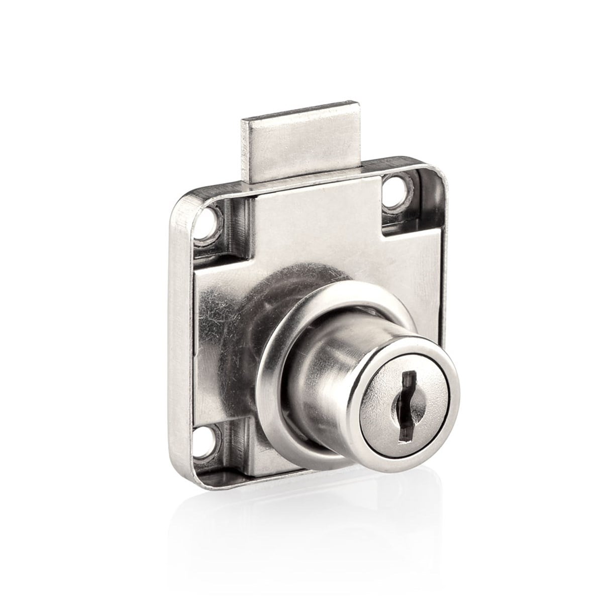 KilitlerCanex Çekmece Kilidi Kare 22MM Nikel