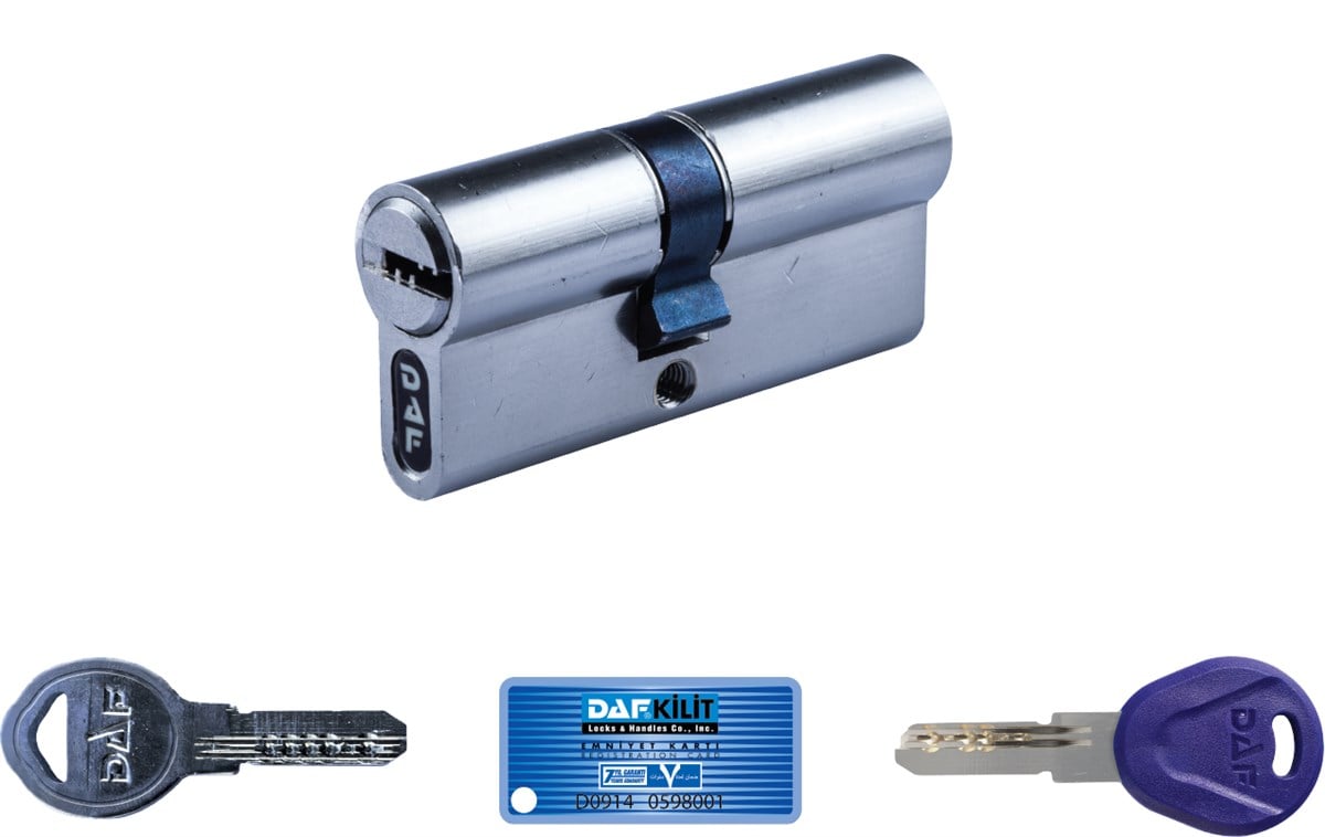 KilitlerDaf Kilit Kilit Göbeği Emniyet Kartlı Bilyeli Barel