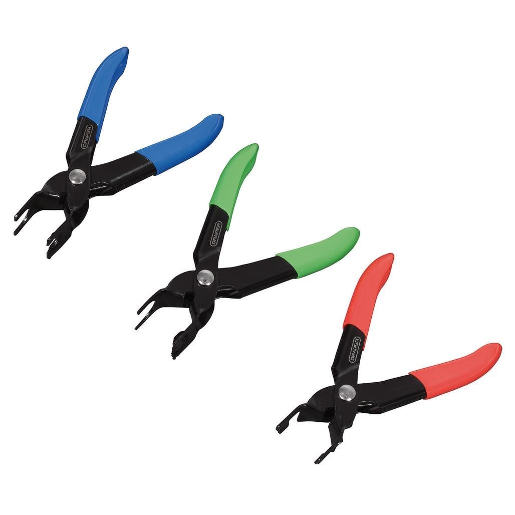 Klips ve SegmanlarDraper Oto Su ve Benzin Hortum Klips Aleti (3 PARÇA)