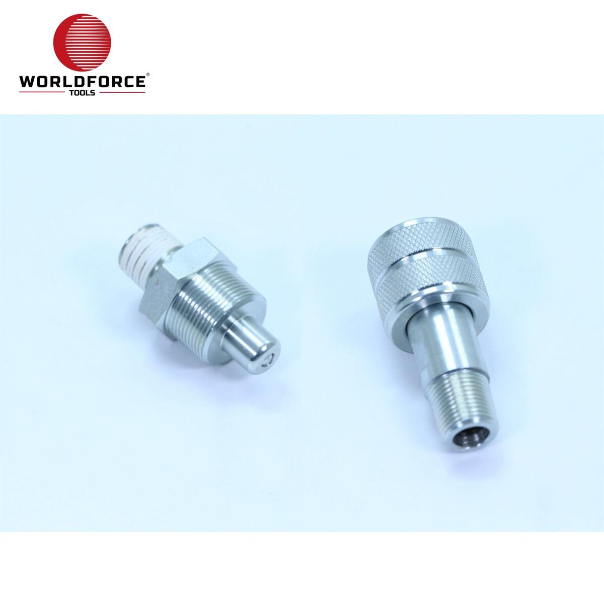 Kompresör AksesuarlarıWorld Force Otomatik Bağlantı Rekoru(F & M) 700 Bar R2 3/8''