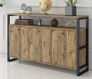 KonsolIndependent Konsol Atlantik Çam 120CMx72CMx30CM