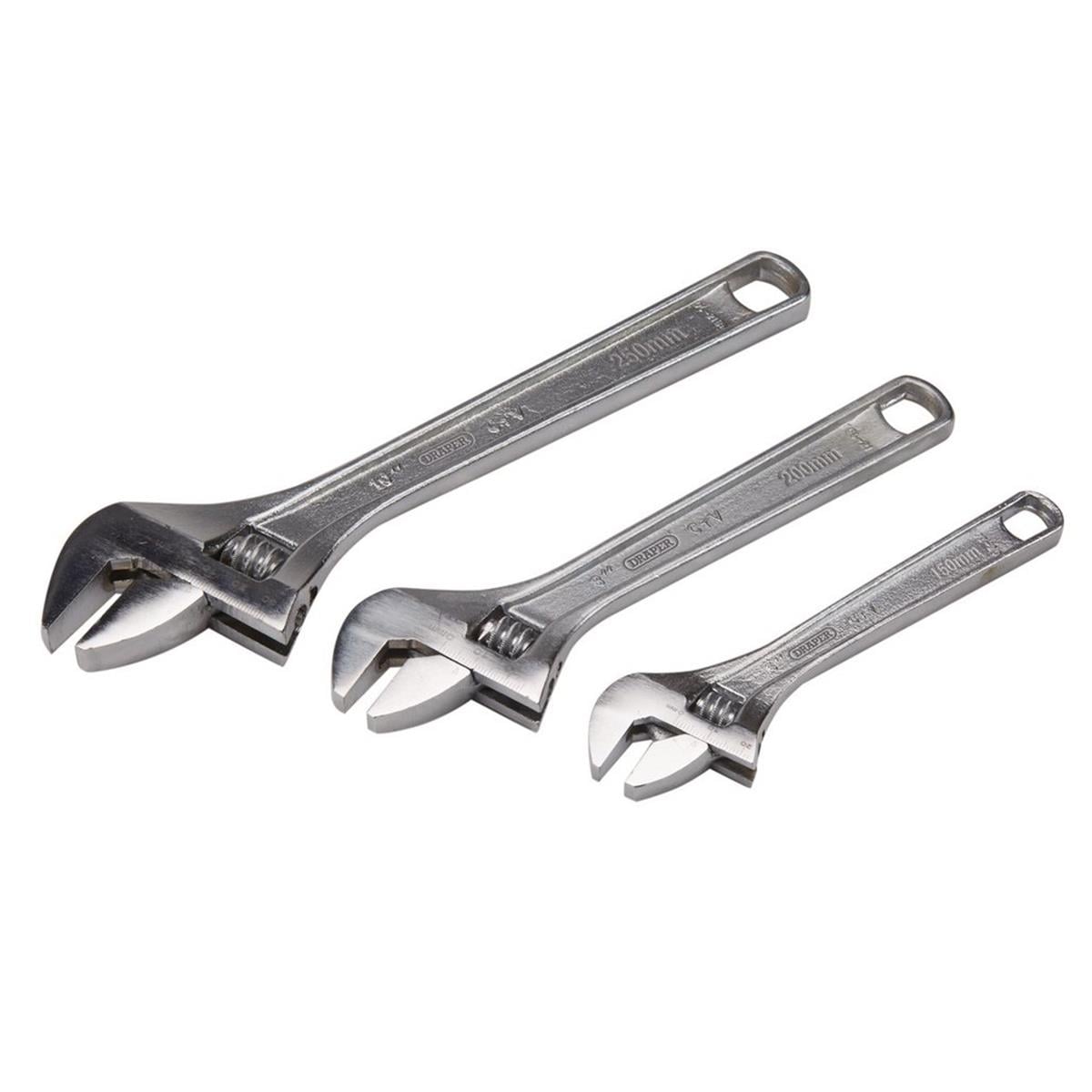 Kurbağacık AnahtarDraper İngiliz Kurbağacık Anahtar Seti 150MM/200MM/250MM