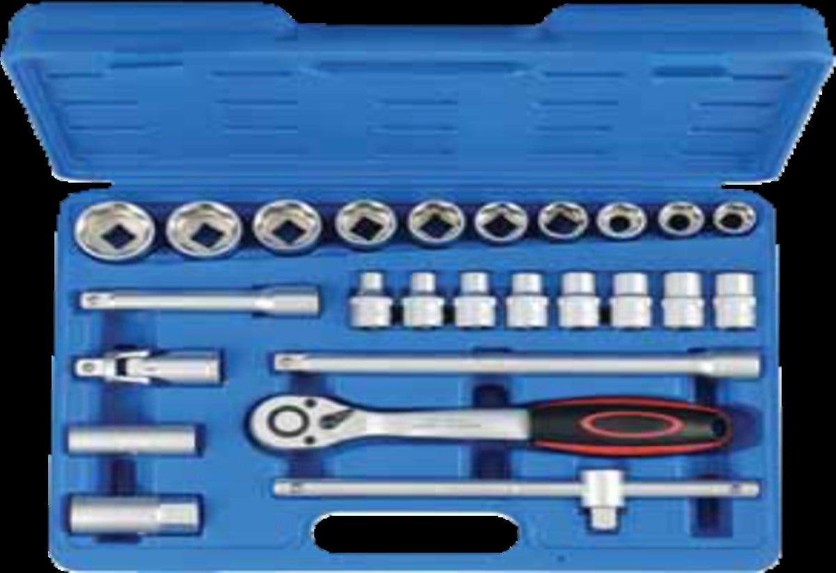 Lokma Anahtar 6 KöşeDönges Lokma Takımı 1/2'' 8-32 25 Parça