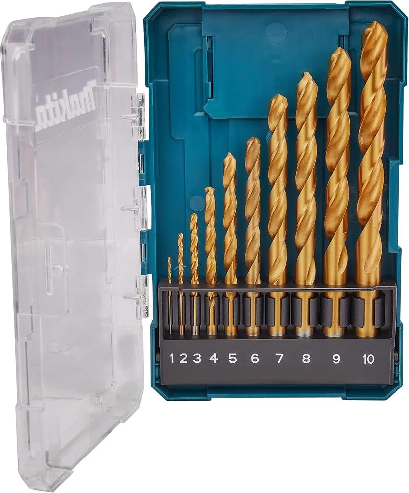 Metal DelmeMakita Uç Matkap Hss Metal Delme Set 1-10MM 10 Parça