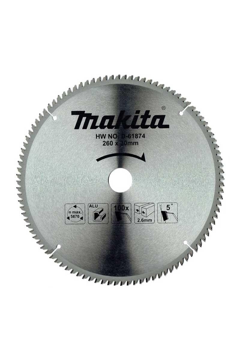 Metal Doğrama AksesuarlarıMakita Testere Daire Aleminyum 260X30MM 100Diş