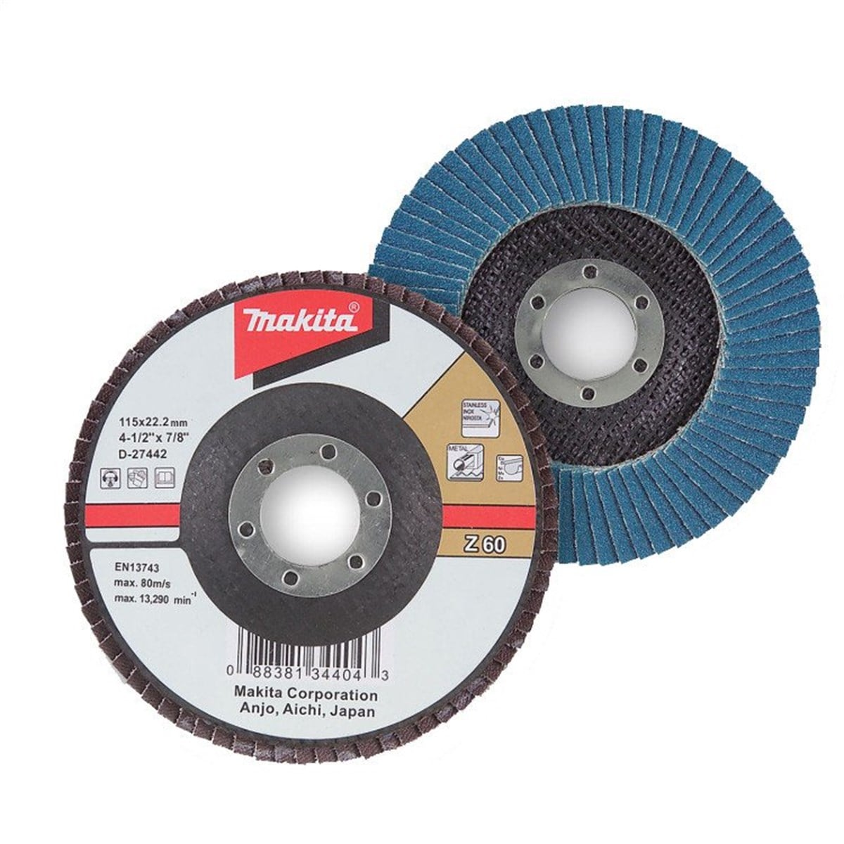 Metal Taşlama/KesmeMakita Zımpara Metal Çoklu 115MM