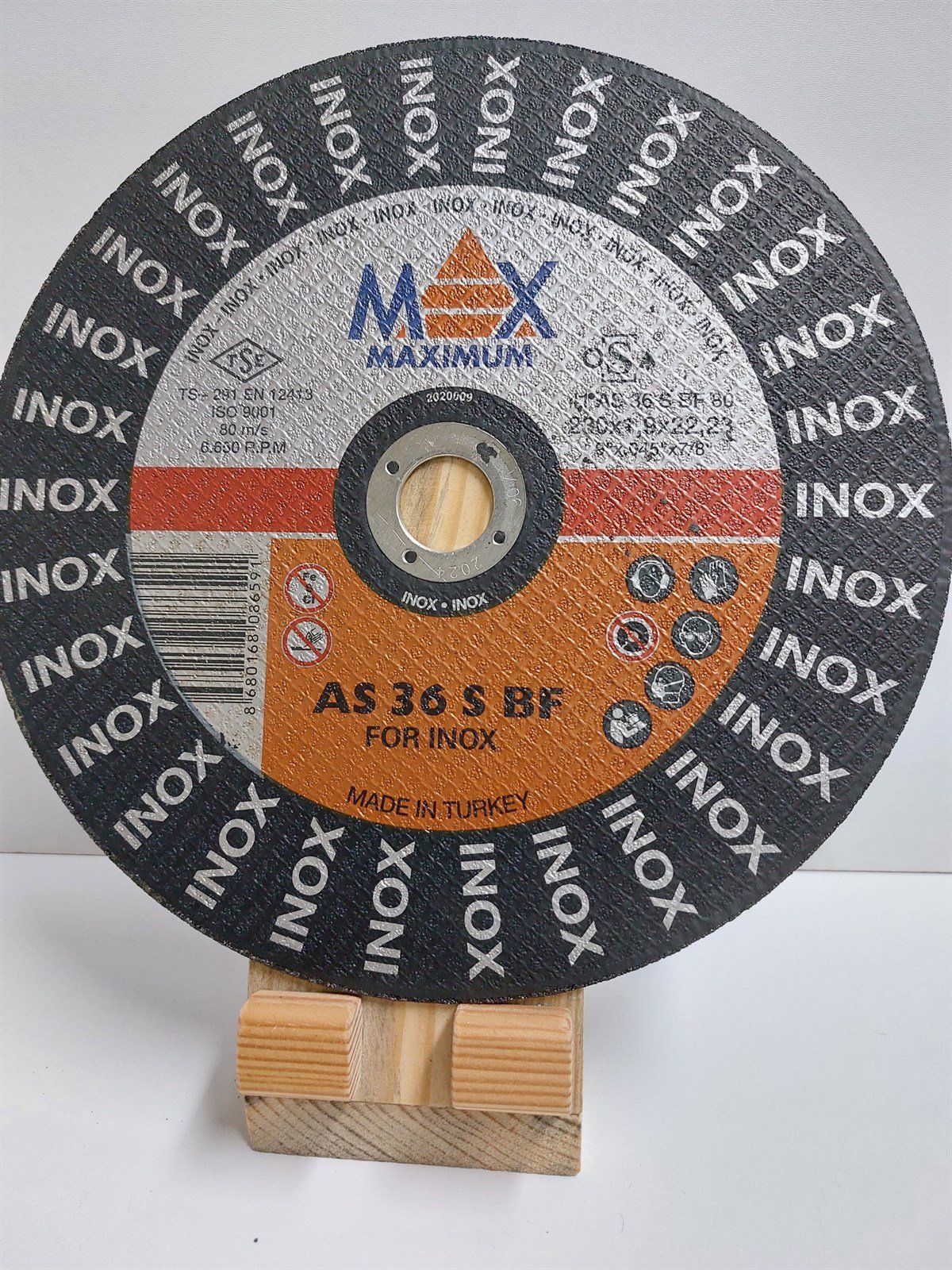 Metal Taşlama/KesmeMax-SF Metal Kesici İnox Süper İnce 230MMX1.90MMX22.23MM T 41 Flat