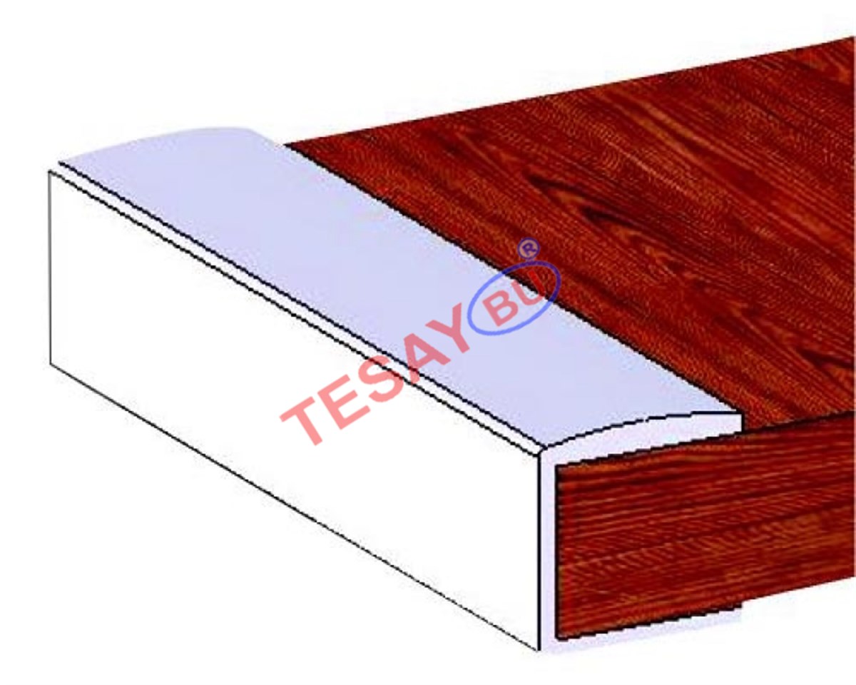 Mobilya GurubuTesay Alüminyum U Kenar Kulp 2.5MT