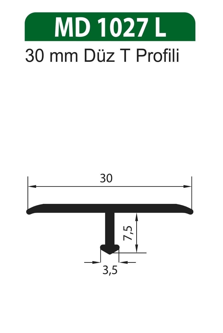 Mobilya GurubuÜstün T Çıta 15 MM 6 Metre