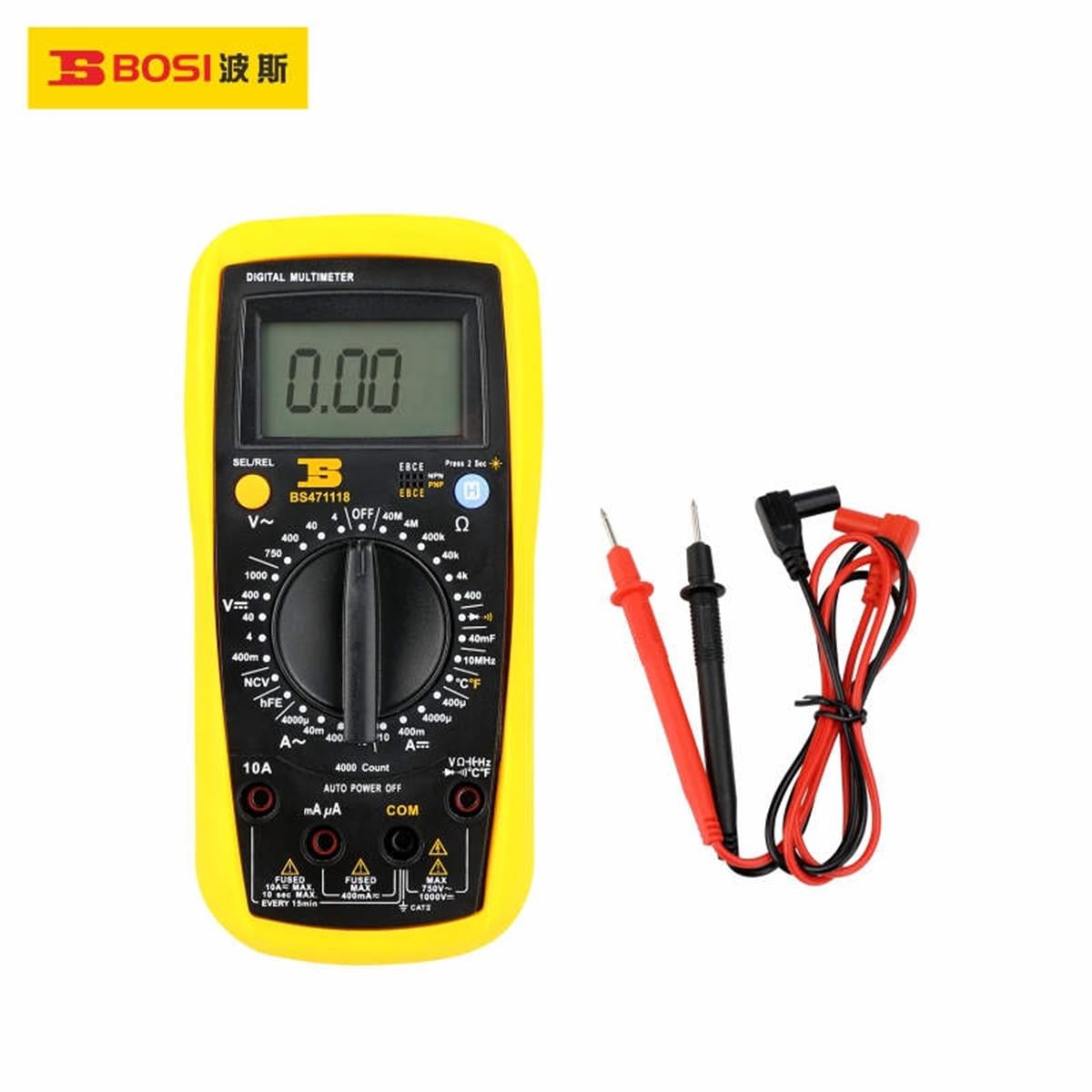 Ölçüm AletleriBosi Multimetre Dijital 185MMx86Mmx62MM