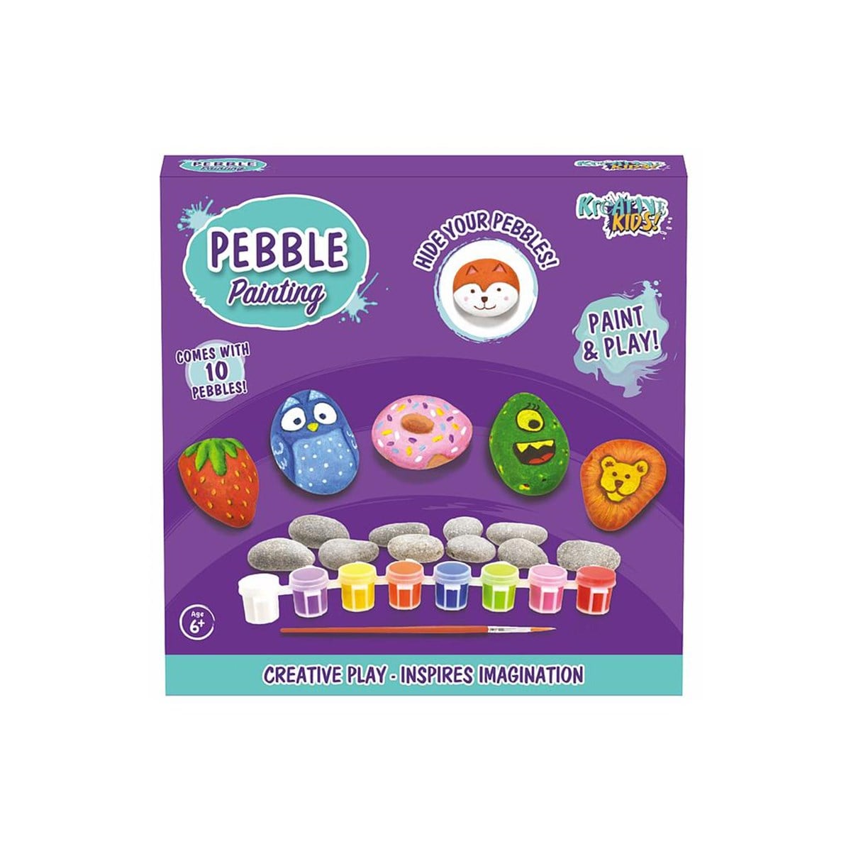 OyuncakOyuncak Kids Taş Boyama Seti (10Taş/Paket)