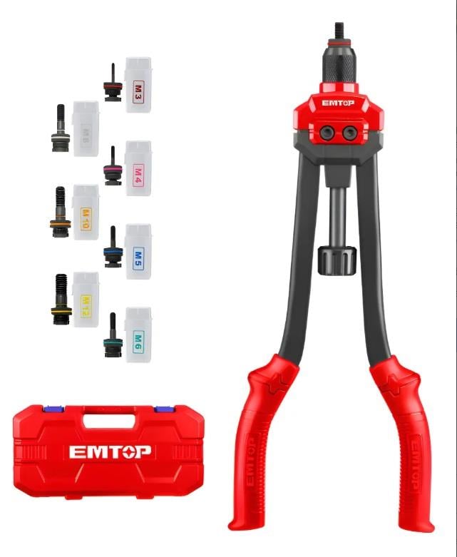 Perçin Makinesi ve AksesuarlarıEmtop Perçin Tabancası  400MM (M3-M4-M5-M6-M8-M10-M12)