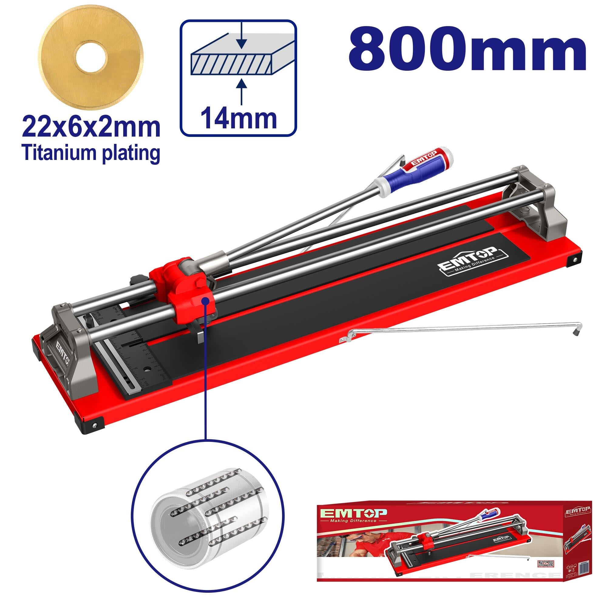 Seramik El Aletleri ve AksesuarlarıEmtop Seramik Kesme Makinesi 80CM