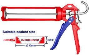 Silikon TabancasıEmtop Silikon Tabancası Alüminyum Saplı 230MM