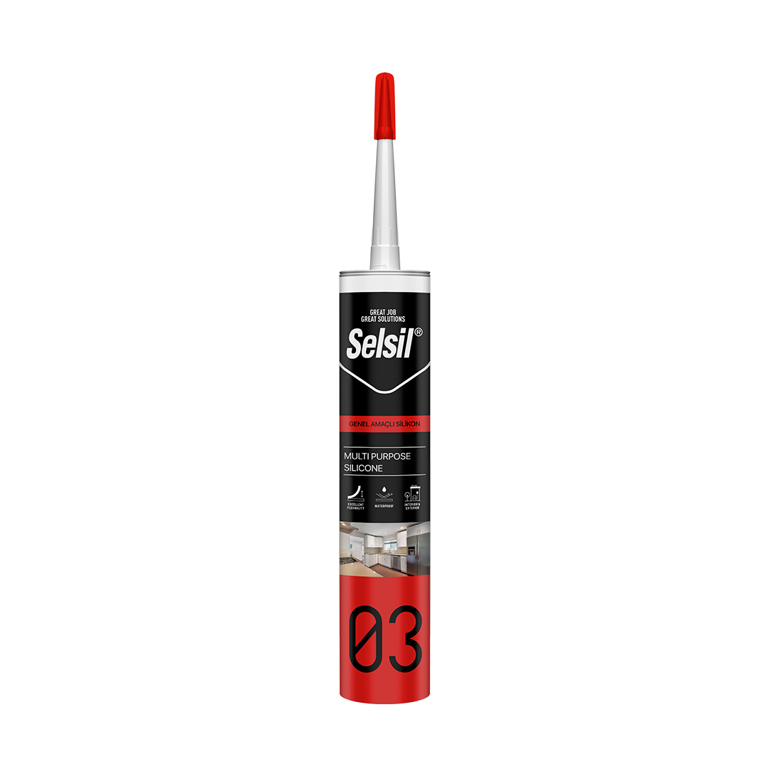 Sıvı YapıştırıcılarSel-Sil Genel Amaçlı Silikon 280 ML