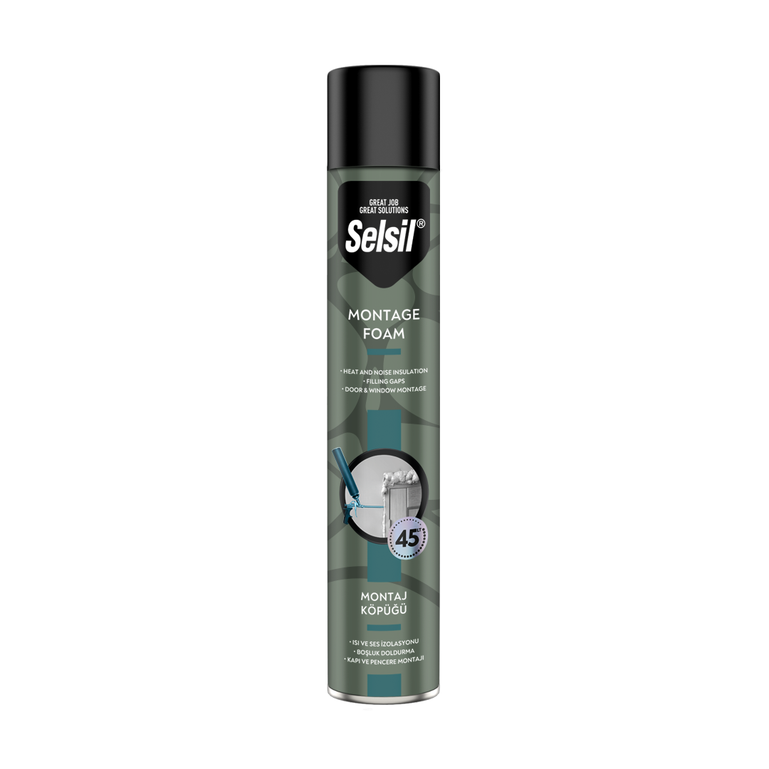 Sıvı YapıştırıcılarSel-Sil Montaj Köpüğü 750 ML
