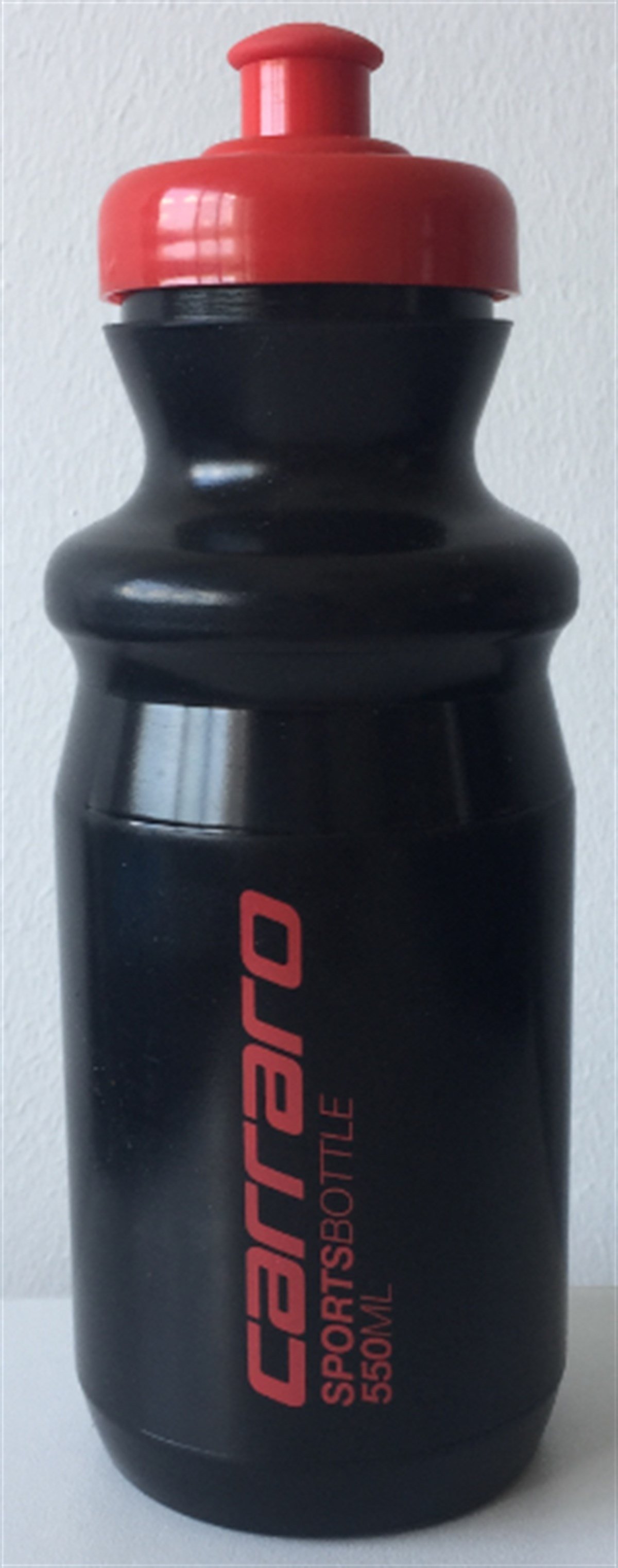 Su BidonuCarraro Bidon/Matara Şeffaf/Kırmızı V12 550ML