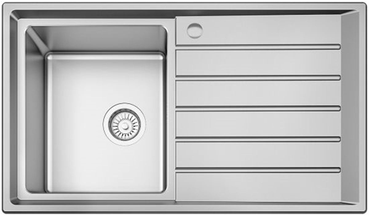 Tek GözBolang Çelik Evye Tek Göz Derinlik 20.50CM 86X50