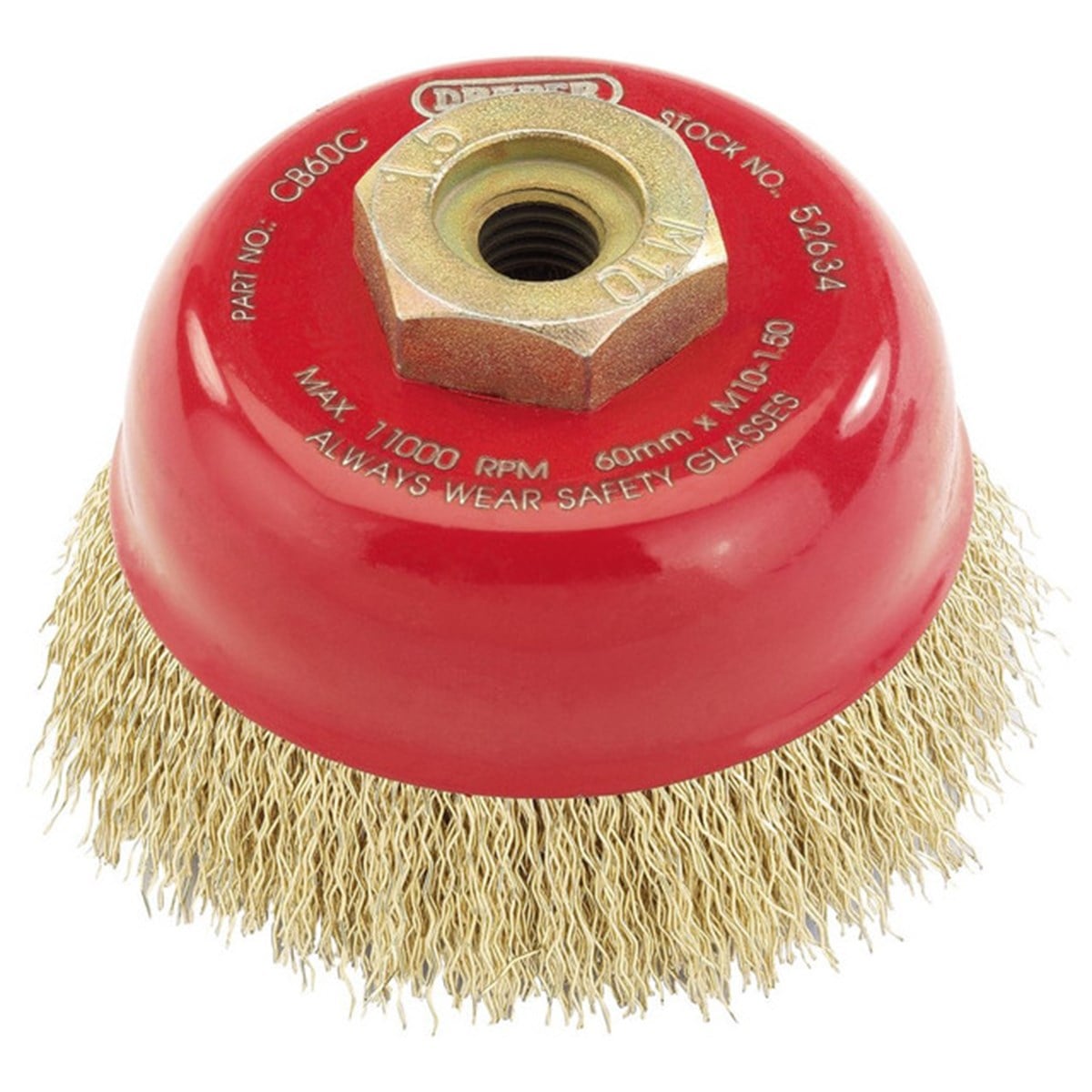 Tel FırçaDraper Uç Spiral Tel Firca Konik 60MM M14
