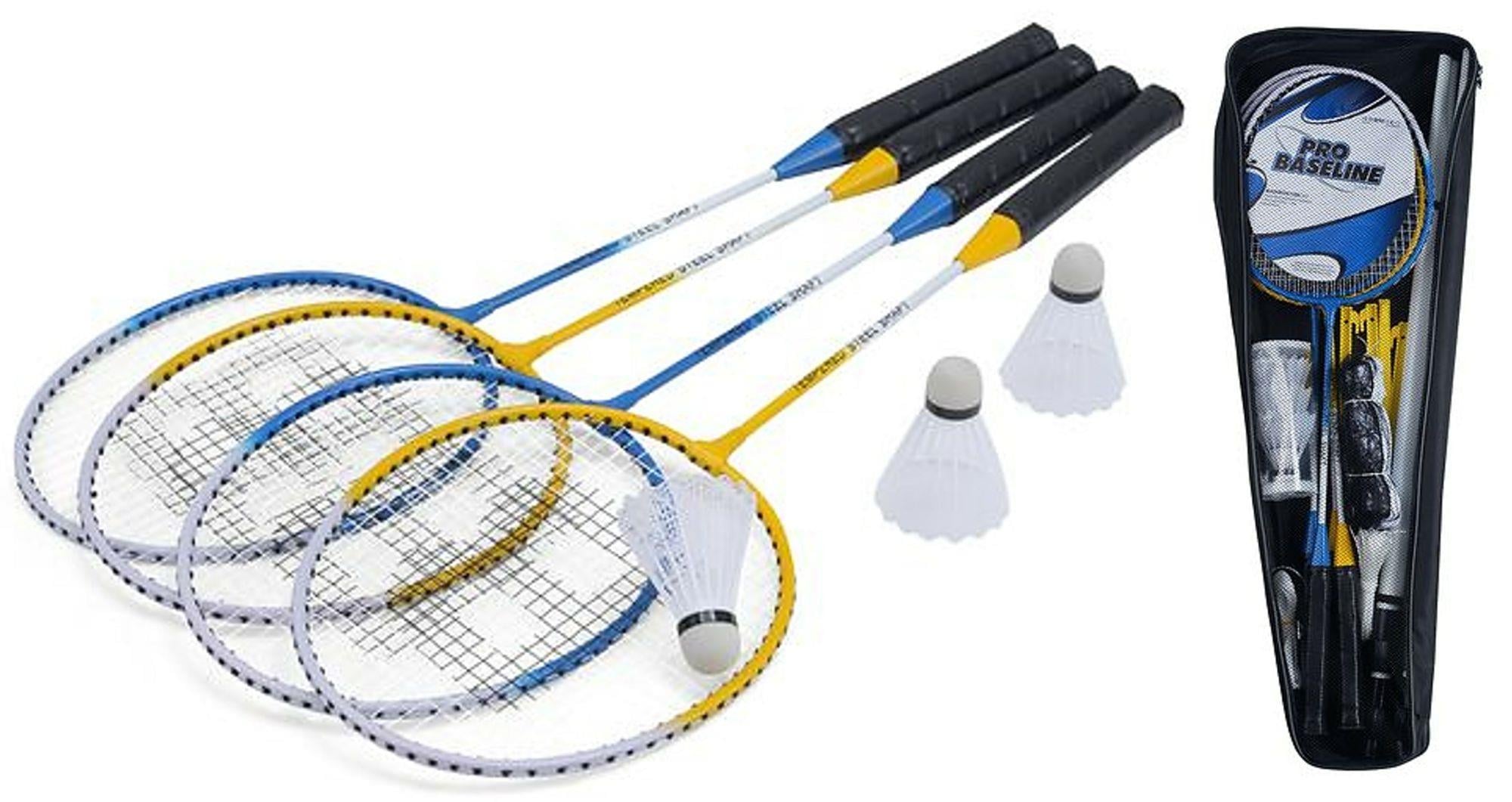 TenisBaseline Badminton Pro Raket Seti 4 Oyuncu