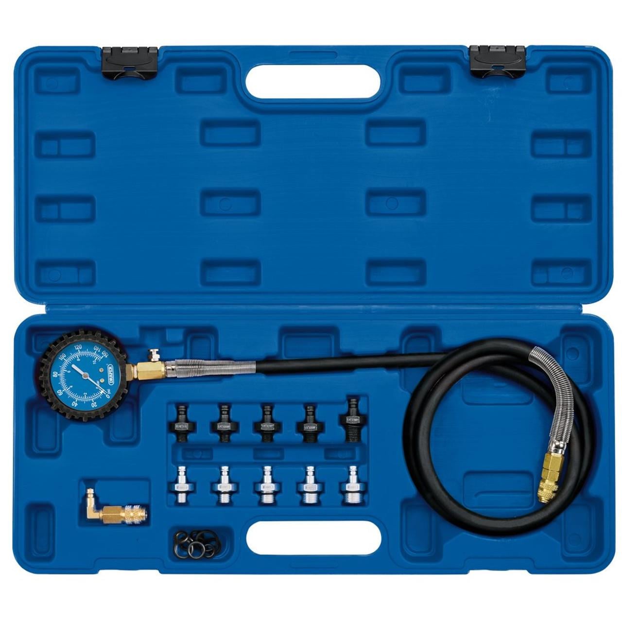 Test CihazlarıDraper Yağ Basınç Seti 12 Parca 0-145PSİ 1,4M