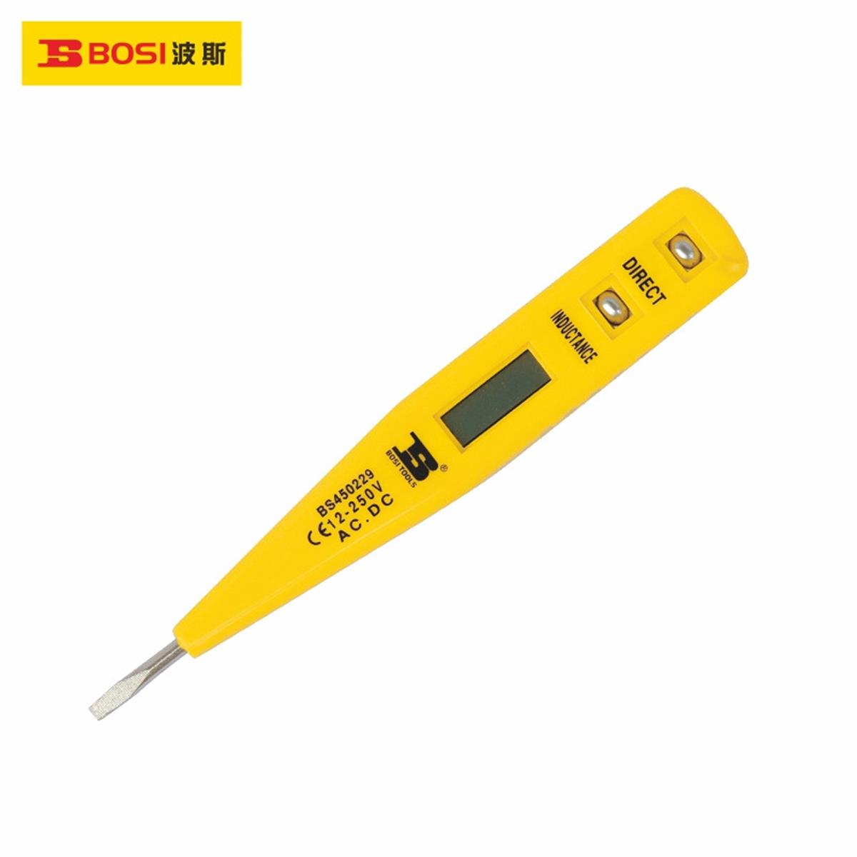 Test TornavidasıBosi Tornavida Tester Dijıtal 12-250V 129MM