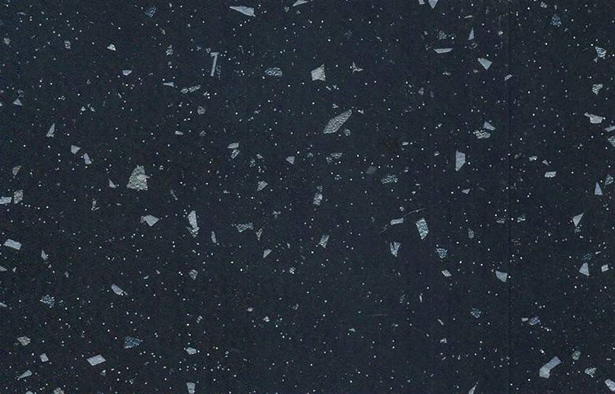 Tezgahlarİtalyan Tezgah (Worktop) 420CM Siyah Simli Parlak 4111