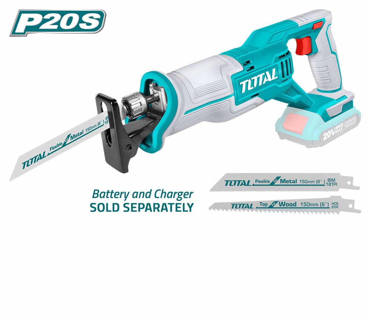 Tilki KuyruğuTotal Akülü Tilki Kuyrugu 20V 2800 Rpm (Sadece Alet)