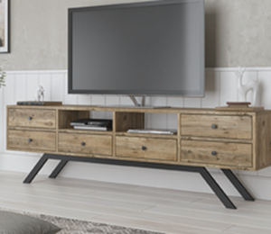 TV ÜnitesiIndependent Tv Ünitesi Atlantik Çam 180CMx51CMx35CM