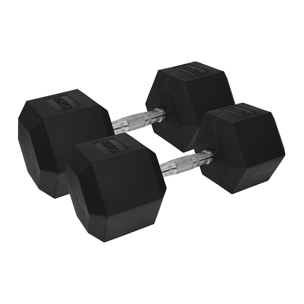 Vücut GeliştirmeUrban Fitness Dambıl 6 Köşe - Plastik Kaplı 20KG (1 Adet Fiyatı)