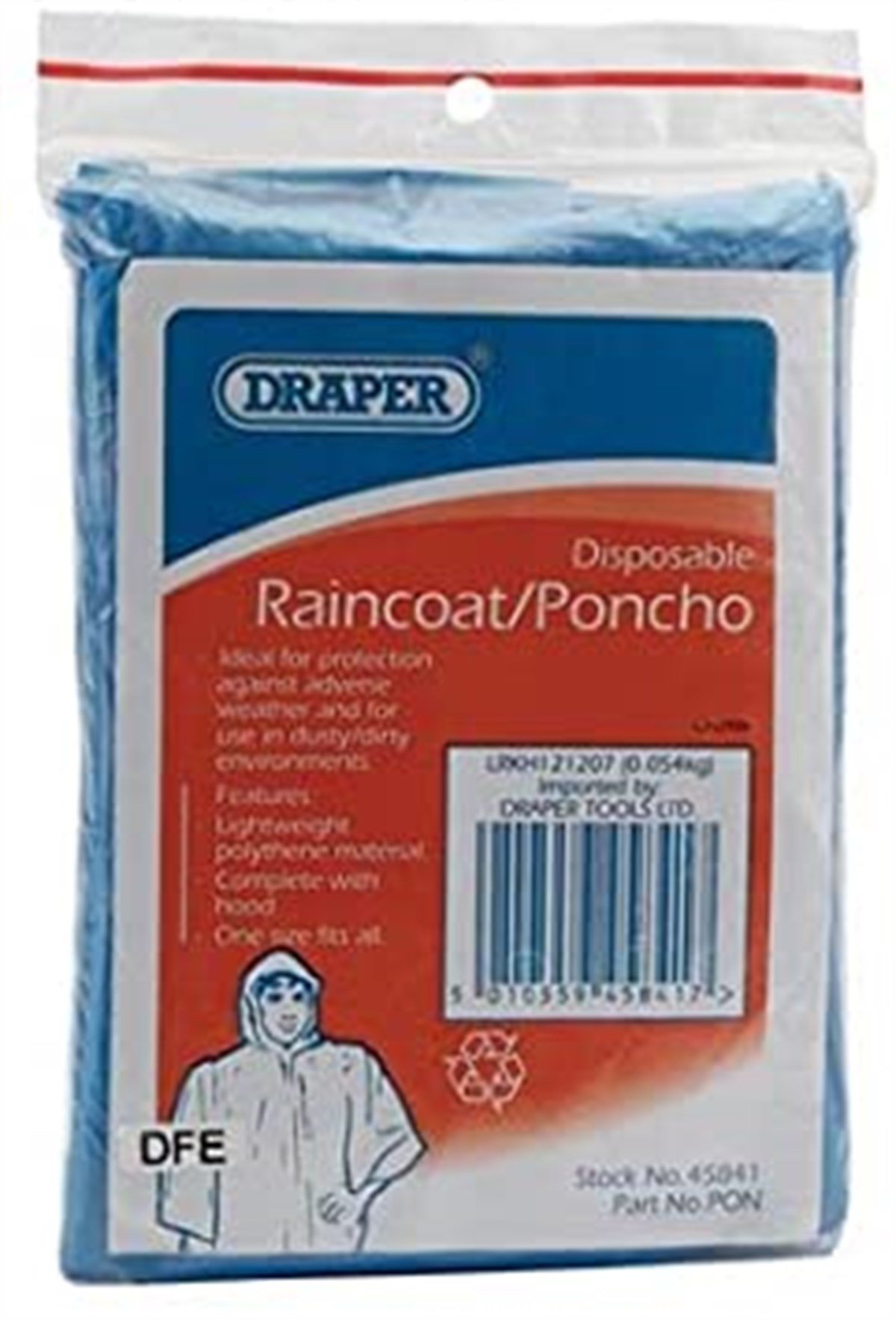 YağmurluklarDraper Tek Kullanımlık Yağmurluk