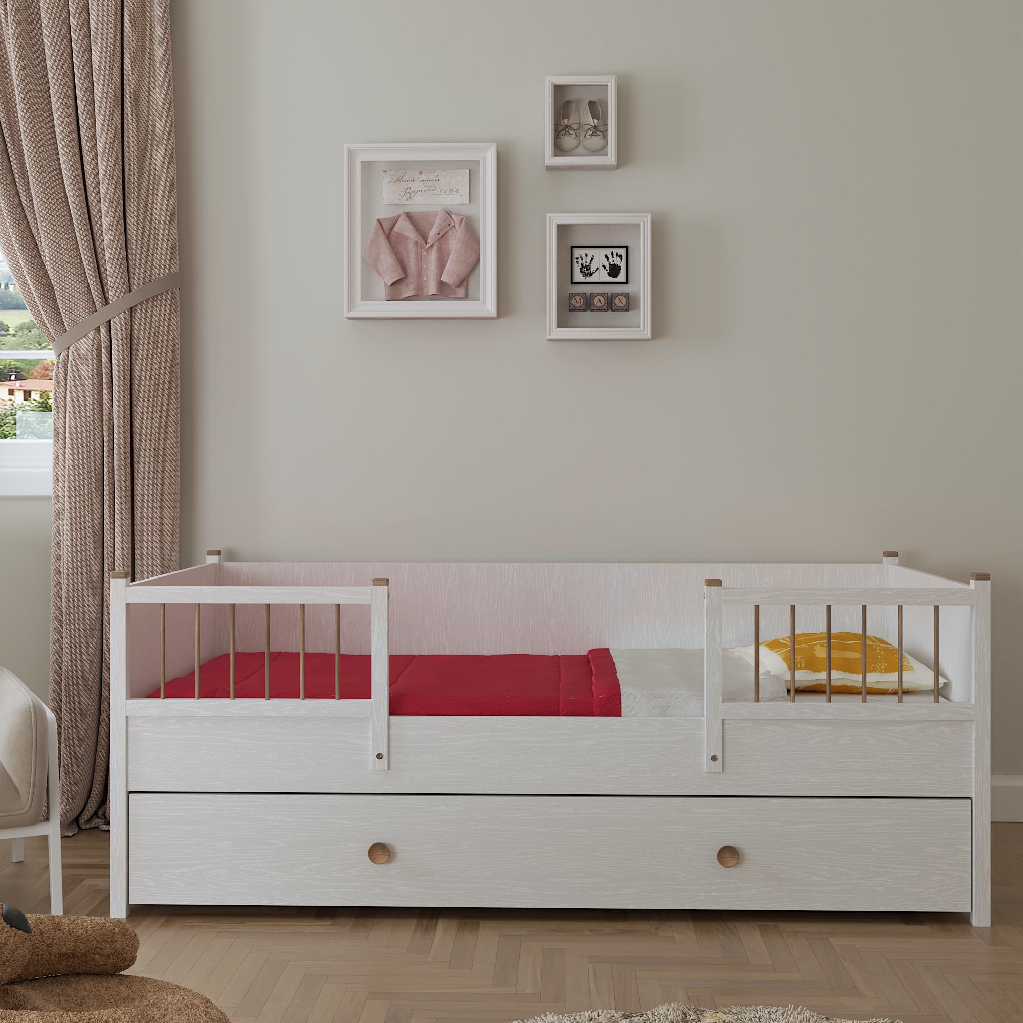 YatakHelenbaby Karyola Beyaz 200CMx72CMx90CM