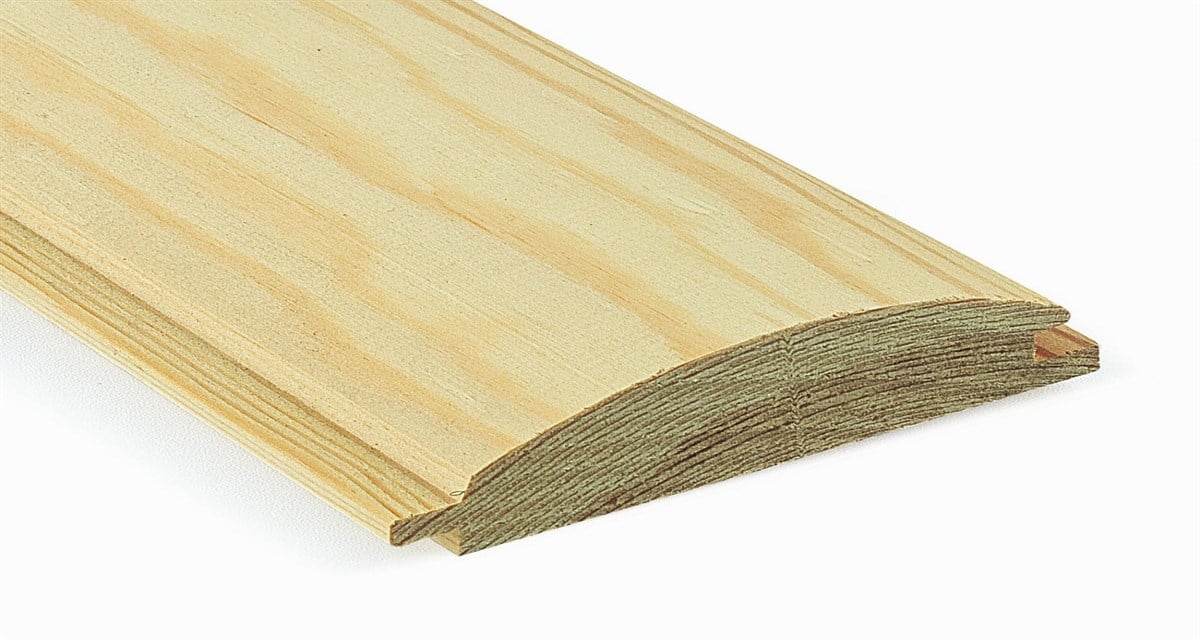 Yer/Duvar/Tavan DöşemeleriAhşap Lambri Ahşap Oval 145MMx30MM