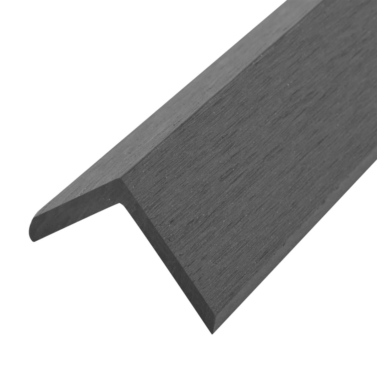 Yer/Duvar/Tavan DöşemeleriDecking WPC Yan Kapak Gri 5.5X1X290CM