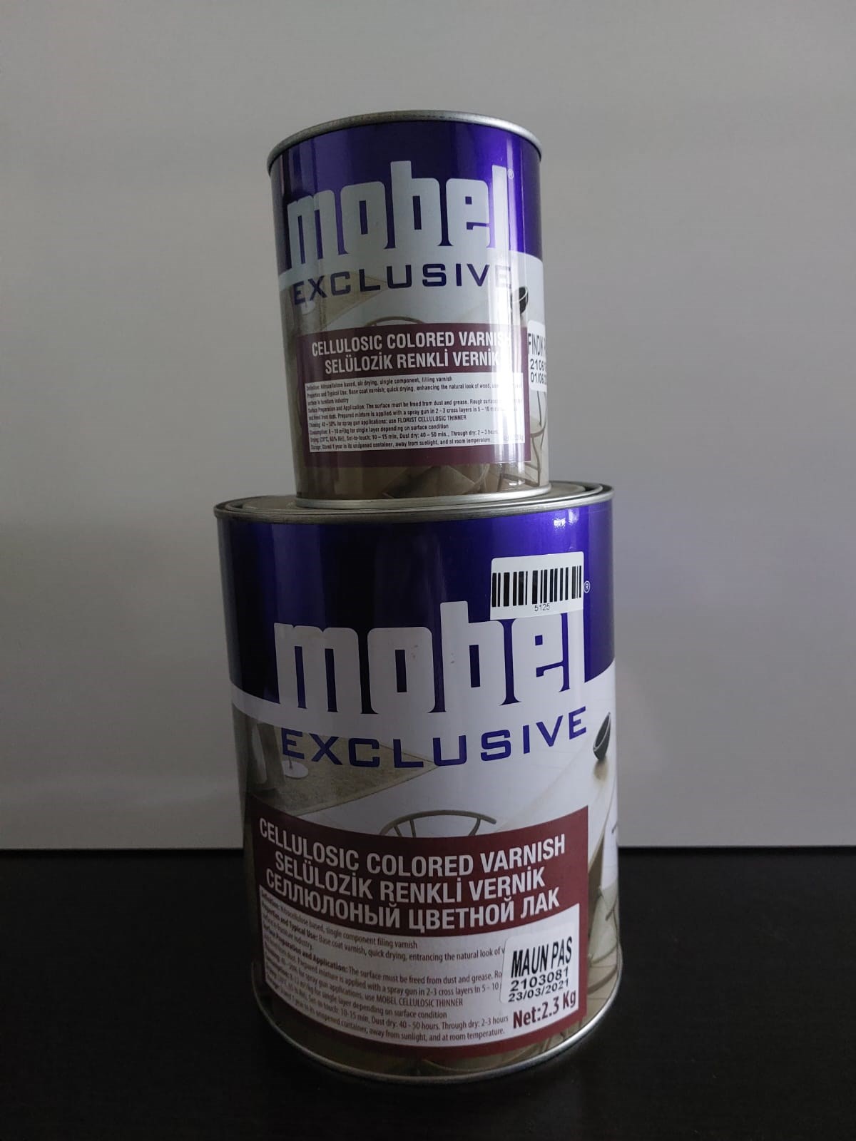 Ahşap BoyalarıMobel Renkli Vernik 1KG
