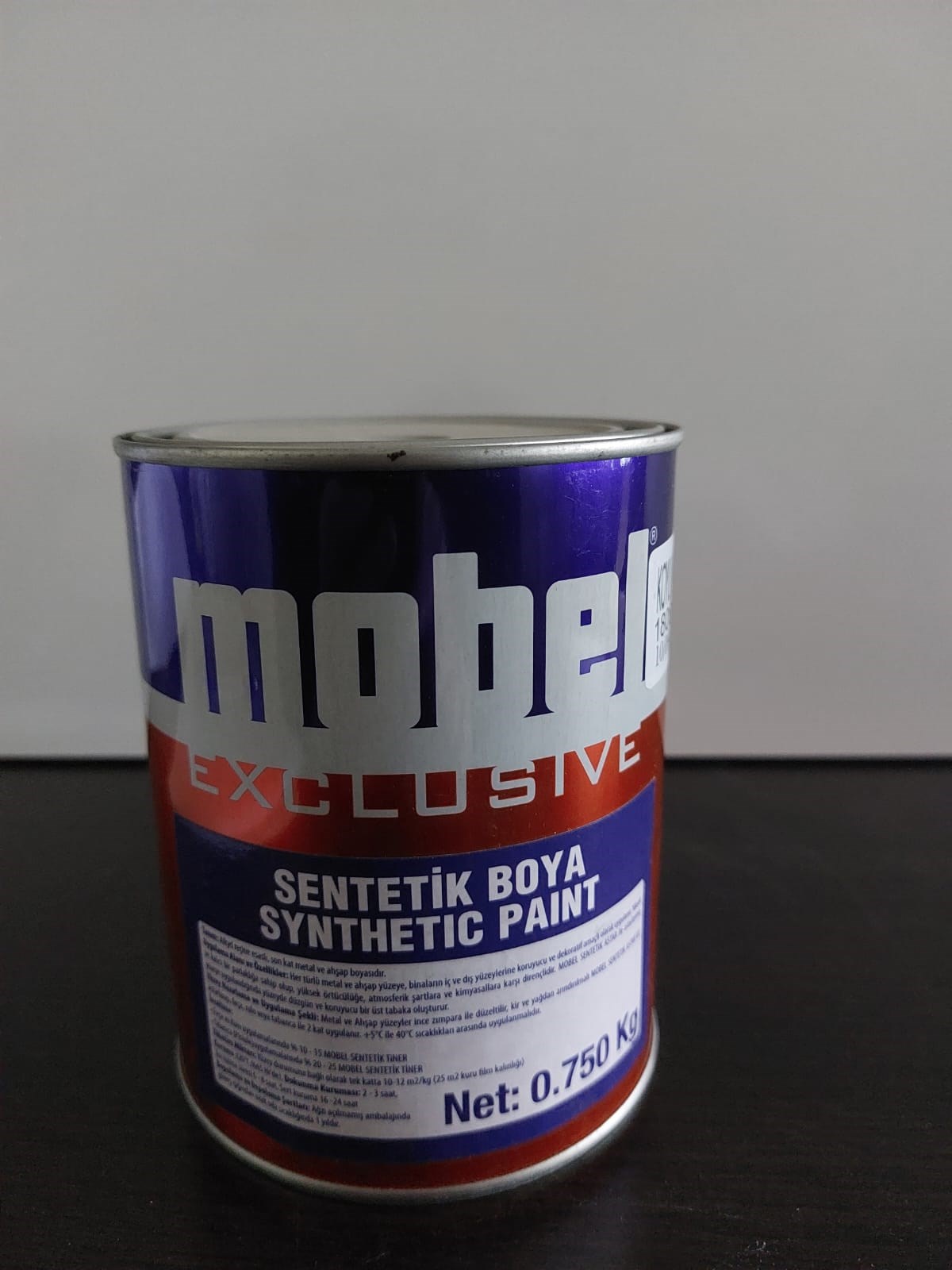 Ahşap BoyalarıMobel Sentetik Boya 1KG