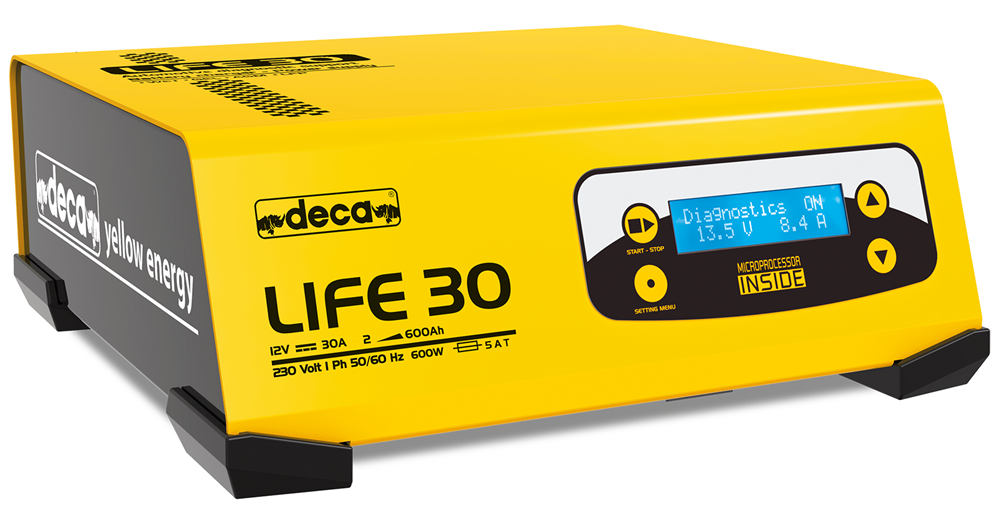 Akü Şarj/Takviye CihazlarıDeca LIFE 30 Akü Dengeleyici/Şarj WET/AGM/GEL/LiFePO4 600Ah