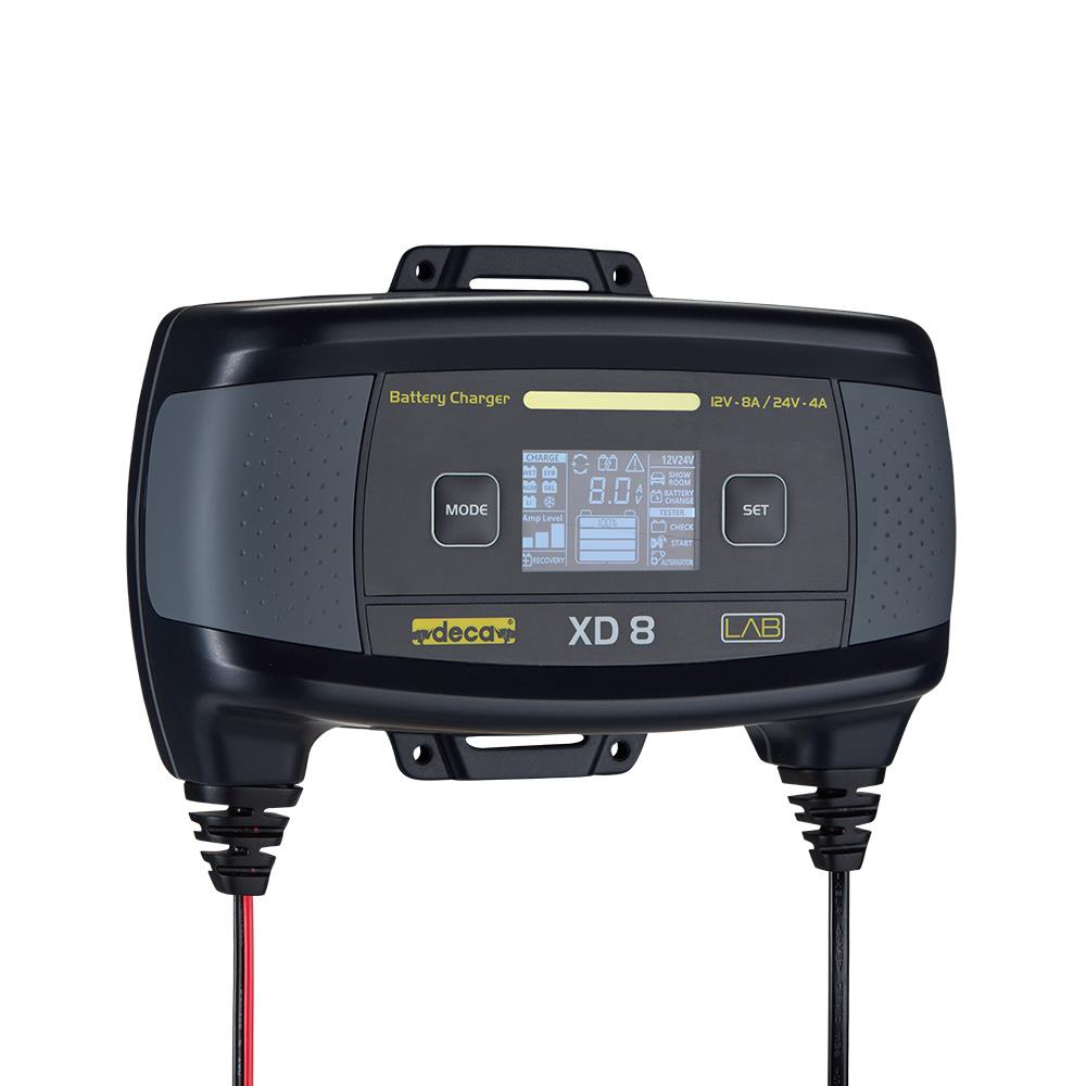 Akü Şarj/Takviye CihazlarıDeca XD 8 Sarjer Wet-Efb-Agm-Gel-Lifepo04-Pb 12-24V 180Ah