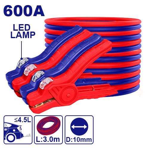Akü Şarj/Takviye CihazlarıEmtop Akü Takviye Kablosu 3 MT 600 AMP