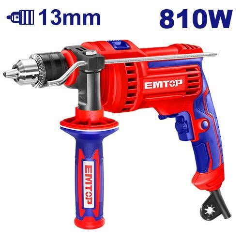 Alçıpan MatkabıEmtop Matkap Darbeli (Alcipan) 13MM 0-2800 Rpm 810W