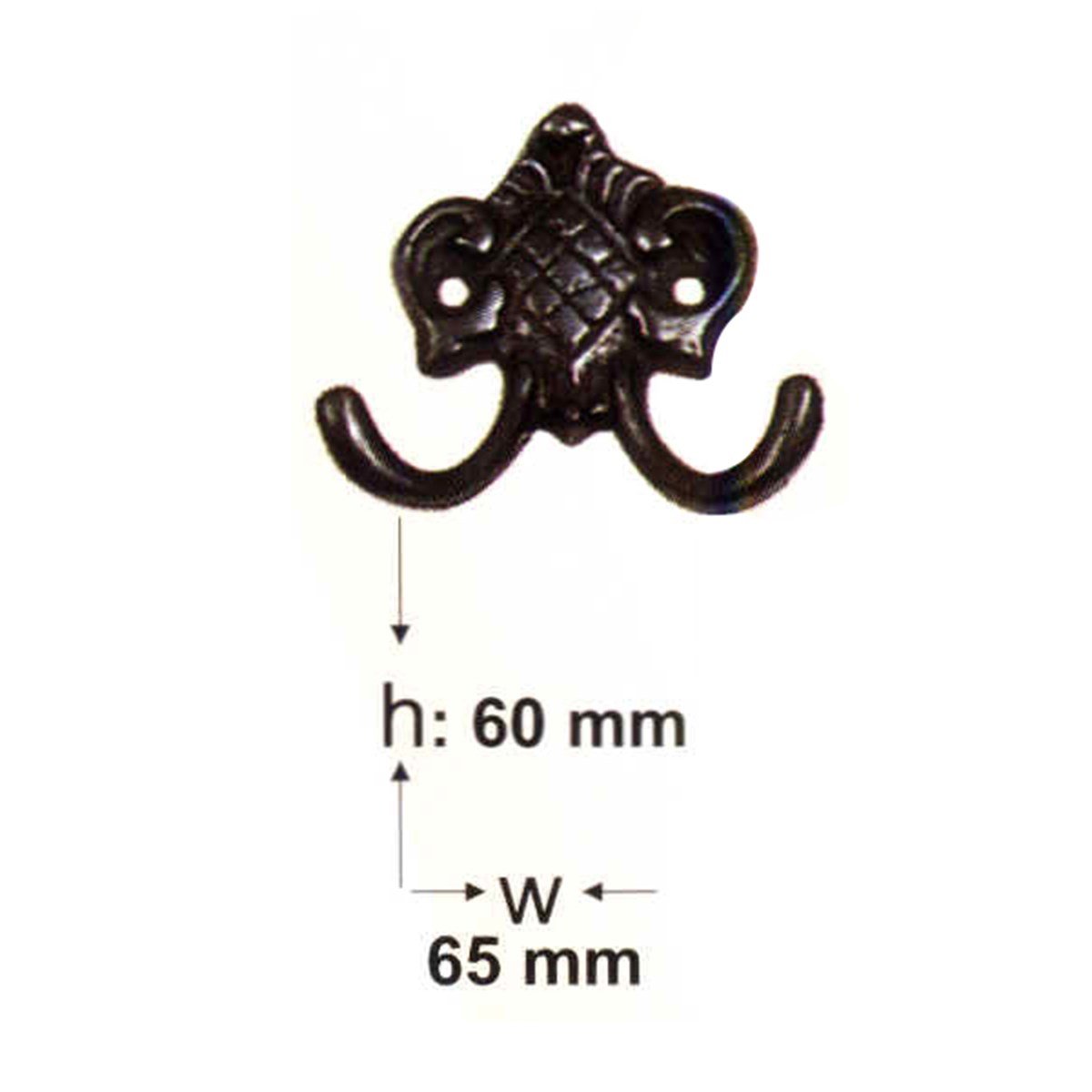 AskılarYılmaz Bronz Askı Oksit 60mmx65mm