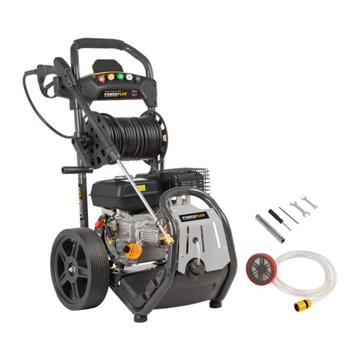 Basınçlı YıkamaPowerplus Yüksek Basınçlı Yıkama Makinesi Benzinli 210 CC 270 Bar