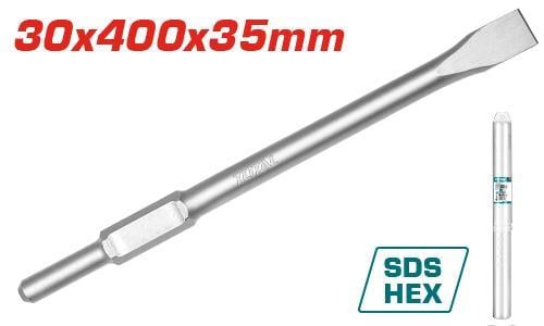 Beton/Seramik DelmeTotal Keski Yassı Uc SDS-HEX 30X400X35 MM
